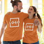 Camiseta Personalizado Business Logo Employee Uniform<br><div class="desc">Promociona tu negocio con tu camiseta, dondequiera que vayas. Crea tu propia camiseta de marca personalizado con el logo de tu propia compañía. La impresión se puede colocar en el frente, el área de bolsillo y la parte posterior. El uso de camisetas promocionales con el logotipo de su empresa en...</div>