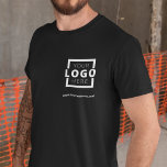 Camiseta Personalizado Business Logo Employee Uniform<br><div class="desc">Promociona tu negocio con tu camiseta, dondequiera que vayas. Crea tu propia camiseta de marca personalizado con el logo de tu propia compañía. La impresión se puede colocar en el frente, el área de bolsillo y la parte posterior. El uso de camisetas promocionales con el logotipo de su empresa en...</div>