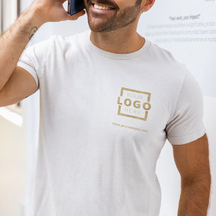 Camiseta Personalizado Business Logo Employee Uniform