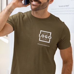 Camiseta Personalizado Business Logo Employee Uniform