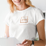 Camiseta Personalizado Business Logo Employee Uniform<br><div class="desc">Promociona tu negocio con tu camiseta, dondequiera que vayas. Crea tu propia camiseta de marca personalizado con el logo de tu propia compañía. La impresión se puede colocar en el frente, el área de bolsillo y la parte posterior. El uso de camisetas promocionales con el logotipo de su empresa en...</div>