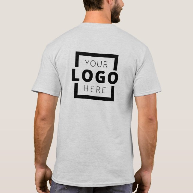 Camiseta Personalizado Business Logo Employee Uniform (Reverso)