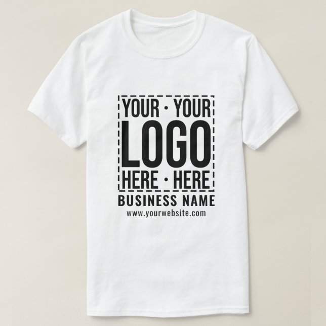 Camiseta Personalizado Business Logo Empresa Corporativa Gu (Diseño del anverso)