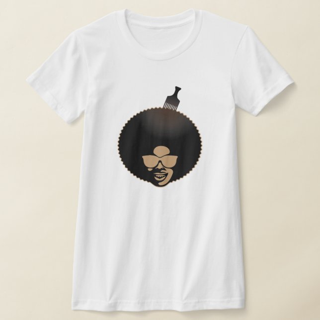 Camiseta personalizado, camiseta, afro (Distribución)