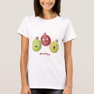 Camiseta Personalizado cantante de trío de gooseberry