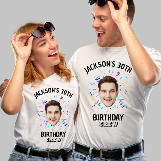 Camiseta Personalizado Cara 10.º 20.º 30.º 40.º equipo de c (Subido por el creador)