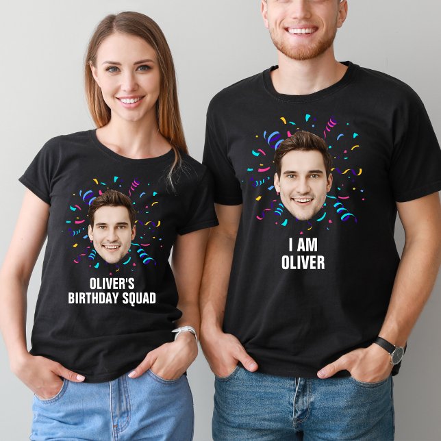 Camiseta Personalizado Cara 30.º 40.º 50.º 60.º 70 cumpleañ (Subido por el creador)