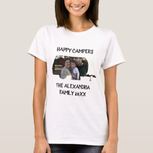 Camiseta Personalizado caravana caravana familia foto campi