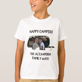 Camiseta Personalizado caravana caravana familia foto campi