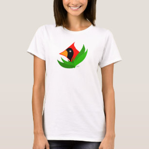 Camiseta Personalizado Cardinal Bird