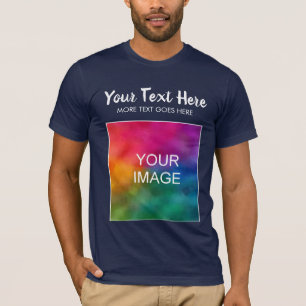 Camiseta Personalizado Cargar logotipo de imagen Mensajes d