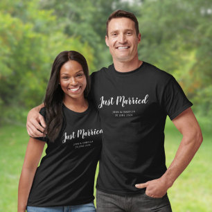 Camiseta Personalizado Casados Recién 