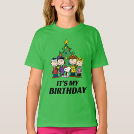Camiseta Personalizado Charlie Brown y amigos Cumpleaños de