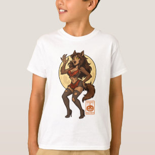 Camiseta Personalizado Chica de Werewolf