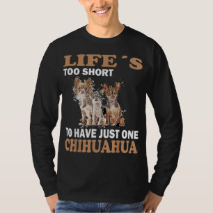 Camiseta Personalizado Chihuahua amante Cute chiwawa perros