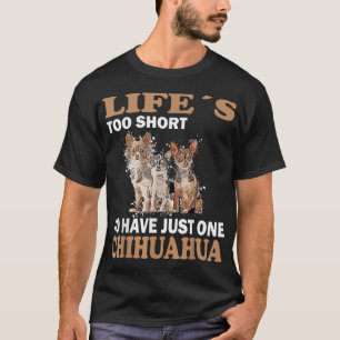 Camiseta Personalizado Chihuahua amante Cute chiwawa perros
