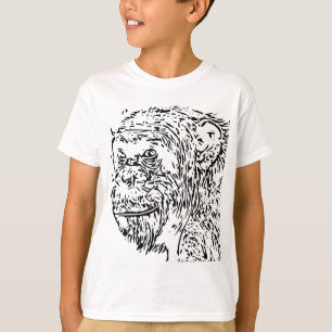Camiseta Personalizado Chimpanzee