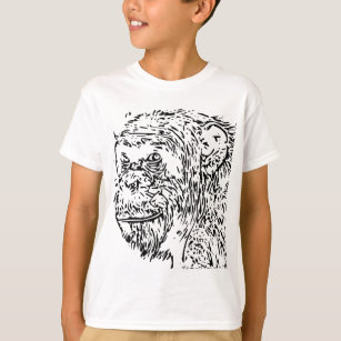 Camiseta Personalizado Chimpanzee