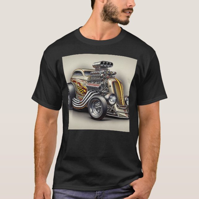 Camiseta Personalizado Classic Dragster (Anverso)