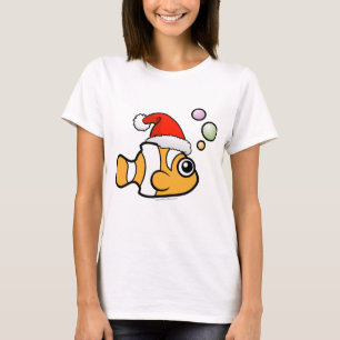 Camiseta Personalizado Clowfish Santa