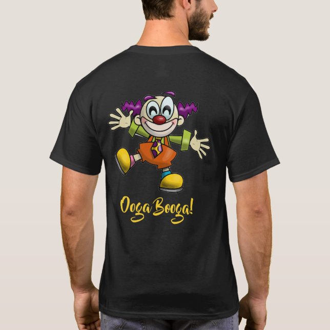 Camiseta Personalizado Clown Ooga Booga (Reverso)