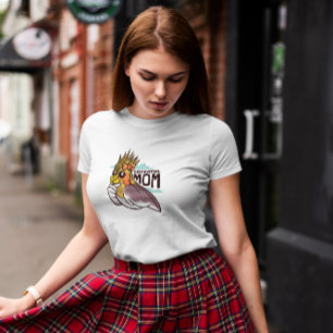 Camiseta Personalizado Cockatiel Bird Mom