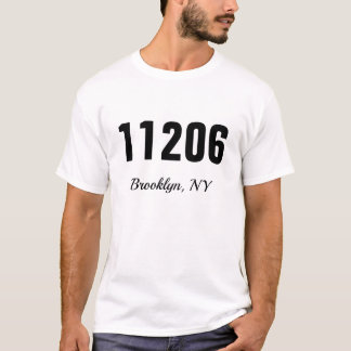 Camiseta Personalizado Código postal Ciudad y Estado