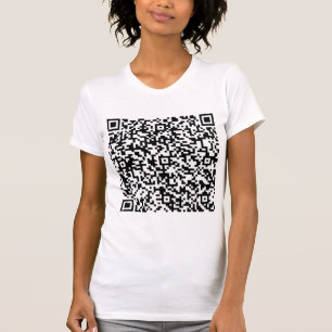 Camiseta Personalizado Código QR Analizar información Diver