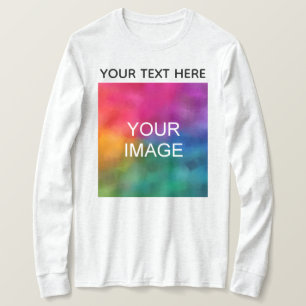 Camiseta Personalizado Color de imagen de texto Mujeres Lar