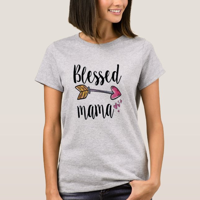 Camiseta Personalizado con los nombres de los niños Blessed (Anverso)
