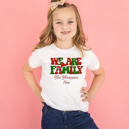 Camiseta Personalizado con Navidades familiares de nombre c