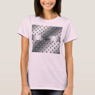 Camiseta Personalizado con su nombre acero de chapa de diam
