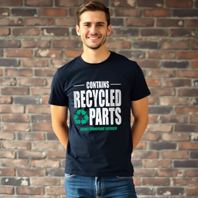 Camiseta Personalizado Contiene Trasplante De Partes Recicl (Subido por el creador)