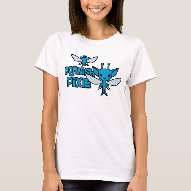 Camiseta Personalizado Cornish Pixie Character Art (Anverso)