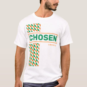Camiseta Personalizado cristiano de IRLANDA ESCOGIÓ el Día