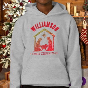 Camiseta Personalizado Cristiano Natividad Navidades famili