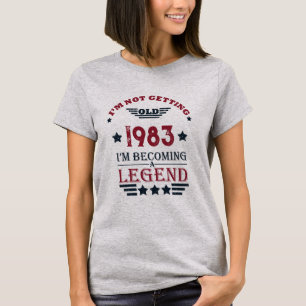 Camiseta Personalizado cuarenta fiesta vintage de 40 años