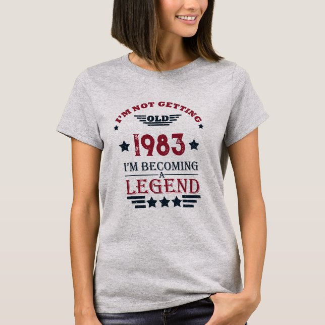 Camiseta Personalizado cuarenta fiesta vintage de 40 años (Anverso)