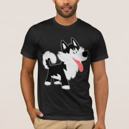 Camiseta Personalizado curado Siberian Husky T-Shirt