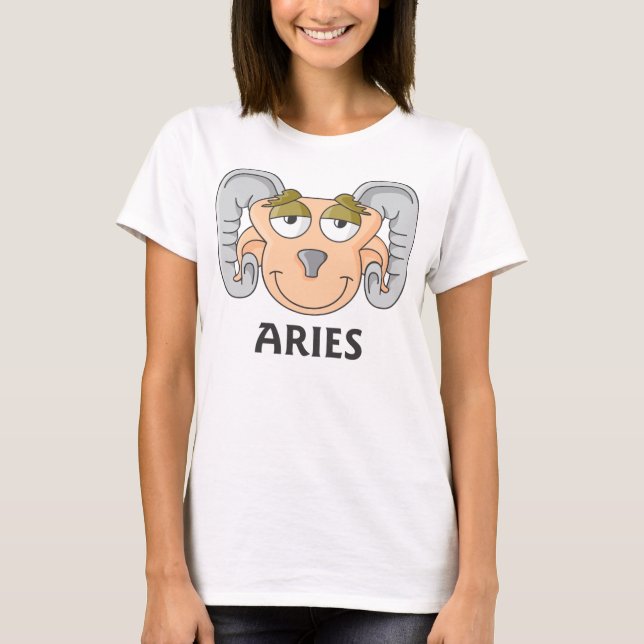 Camiseta Personalizado Cute Aries Ram (Anverso)