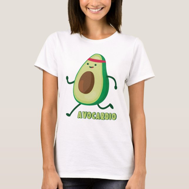 Camiseta Personalizado Cute Avocardio (Anverso)