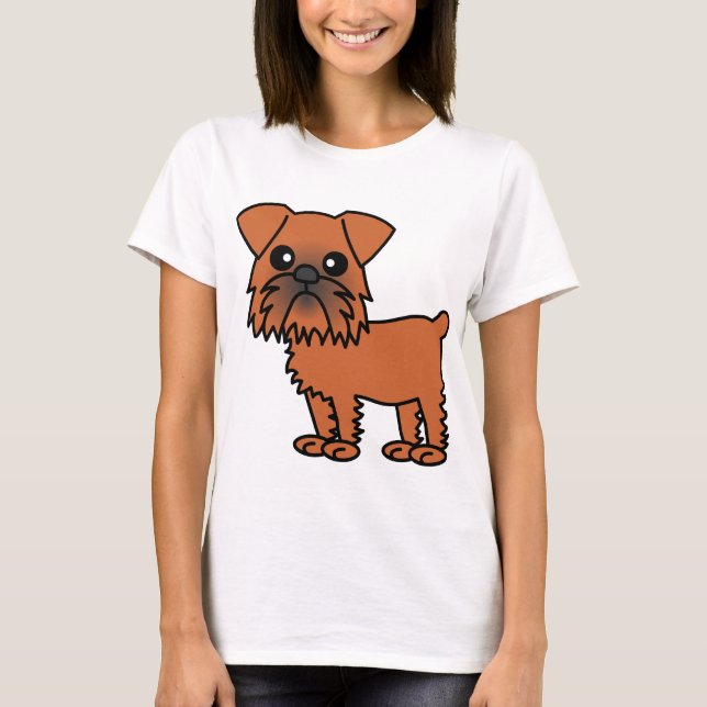 Camiseta Personalizado Cute Brussels Griffon (Anverso)