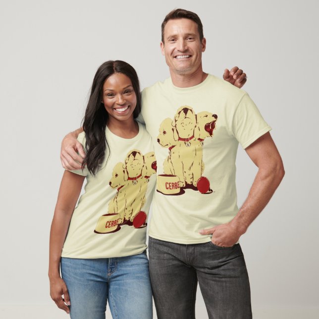 Camiseta Personalizado Cute Cerberus (Unisexo)