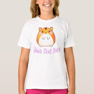 Camiseta Personalizado Cute Kawaii Hamster
