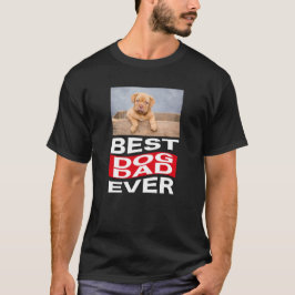 Camiseta Personalizado Cute Mejor Perro Papá Mascota.