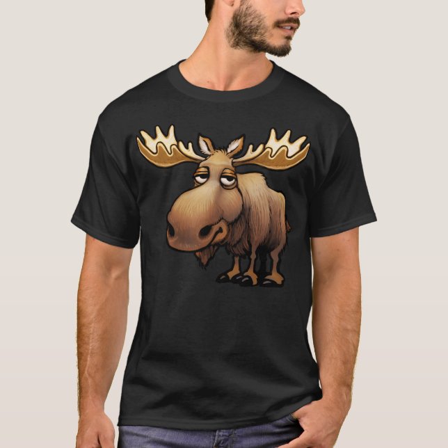 Camiseta Personalizado Cute Moose (Anverso)