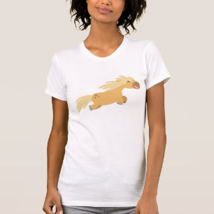 Camiseta Personalizado Cute Palomino Pony