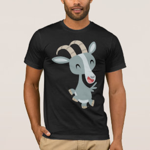 Camiseta Personalizado Cute Prancing Goat T-Shirt