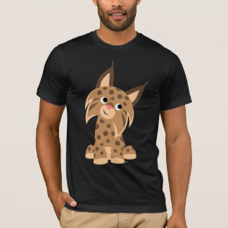 Camiseta Personalizado Cute Prankish Lynx T-Shirt