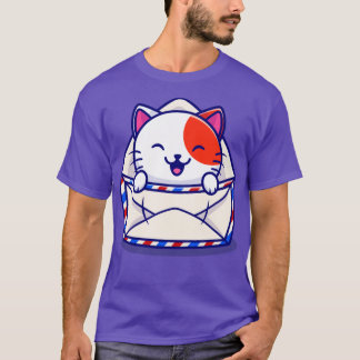 Camiseta Personalizado Cuto Cat In Envelope